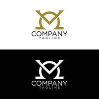 v design de logotipo e modelos vetoriais premium vetor