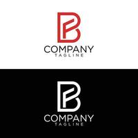 design de logotipo bf e modelos vetoriais premium vetor