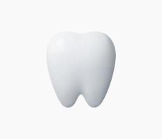 Ilustração em vetor 3D dentes realistas.