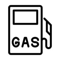 design de ícone de posto de gasolina vetor