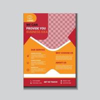 modelo de panfleto de papel timbrado de negócios vector design panfleto de negócios criativos corporativos ou modelo de design de cartaz.