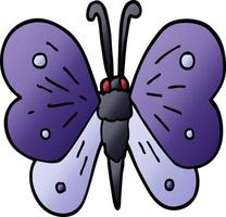borboleta de desenho animado vetor