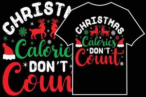 vetor de design de t-shirt tipográfica de natal.