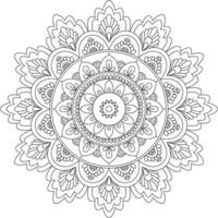 design criativo de mandala vetor