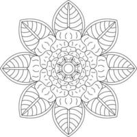 design criativo de mandala vetor