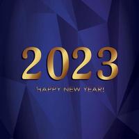 feliz natal e feliz ano novo 2023, cartão postal de fundo brilhante, modelo web - vetor