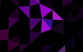 capa de mosaico de triângulo vetor roxo escuro.