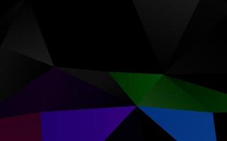cenário de mosaico abstrato de vetor de arco-íris multicolorido escuro.