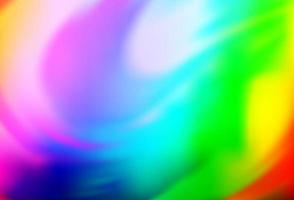 luz multicolorida, pano de fundo colorido desfoque de vetor de arco-íris.