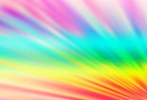 luz multicolor, pano de fundo de vetor de arco-íris com linhas longas.