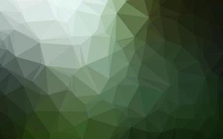 padrão de mosaico abstrato de vetor verde escuro.