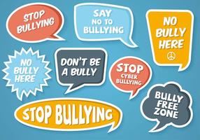 Vetor de bullying anti bullying grátis