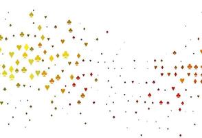 layout de vetor amarelo, laranja claro com elementos de cartões.