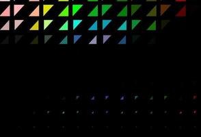 textura multicolor escura do vetor do arco-íris com discos.