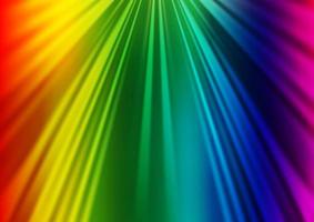 luz multicolor, fundo do vetor do arco-íris com linhas retas.