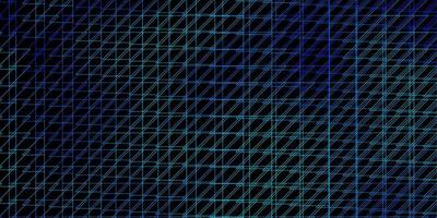 pano de fundo vector azul escuro com linhas.