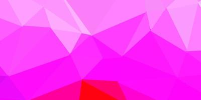modelo de triângulo poli de vetor rosa claro e roxo.