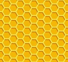 fundo de favo de mel. padrão sem emenda de colmeia. ilustração em vetor de símbolo de textura plana geométrica. hexágono, raster hexagonal, sinal ou ícone de célula de mosaico. colmeia de abelhas, amarelo alaranjado dourado.
