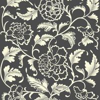 padrão floral antigo colorido ornamental. ilustração vetorial vetor