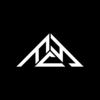 design criativo do logotipo da carta fcy com gráfico vetorial, logotipo simples e moderno fcy em forma de triângulo. vetor