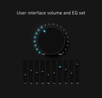 coleção de volumes da interface do usuário vetor