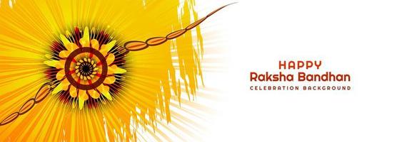 festival hindu raksha bandhan banner design vetor