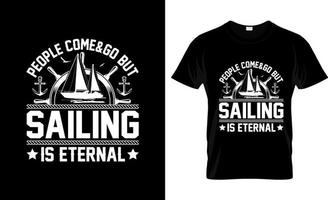 design de camiseta de vela, slogan de camiseta de vela e design de vestuário, tipografia de vela, vetor de vela, ilustração de vela