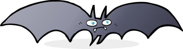 morcego vampiro dos desenhos animados vetor