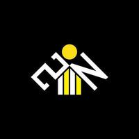 design criativo do logotipo da carta zn com gráfico vetorial, logotipo simples e moderno da zn. vetor