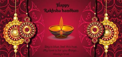 feliz raksha bandhan festival fundo limpo vetor