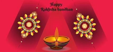 feliz raksha bandhan celebrações fundo vetor