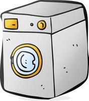 máquina de lavar dos desenhos animados vetor