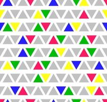 formas geométricas, triângulos, cores alternadas e para cima e para baixo. fundo abstrato criar um padrão perfeito vetor
