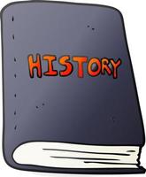 livro de história dos desenhos animados vetor