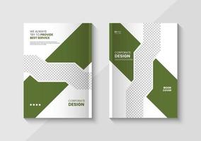 modelo de design de capa de livro de negócios corporativos vetor