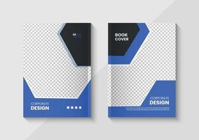 modelo de design de capa de livro de negócios corporativos vetor