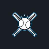 design de logotipo de clube de beisebol esportivo, gráficos de camiseta esportiva. ilustração vetorial vetor