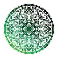 mandala de cor gradiente, fundo de design de mandala, design de mandala, design de papel de parede de arte de livro de colorir padrão de mandala, padrão de ladrilho, cartão de saudação, design de mandala definido, preto, design de mandala vetor