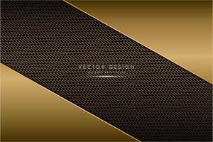 placas angulares metálicas com textura de fibra de carbono vetor