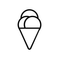 modelos de design de vetor de ícone de sorvete