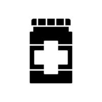 modelos de design de vetor de ícone de pílula de garrafa