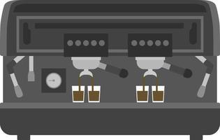 ícone de máquina de café, ilustração plana vetor