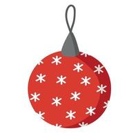 doodle brinquedo de árvore de natal com uma foto para decoração, design de cartões, convites vetor