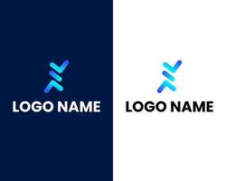 modelo de design de logotipo moderno letra v e e vetor