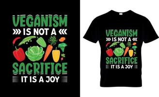 design de camiseta vegana, slogan de camiseta vegana e design de vestuário, tipografia vegana, vetor vegano, ilustração vegana