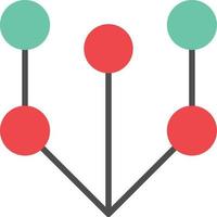 ícone plano de desenvolvimento vetor