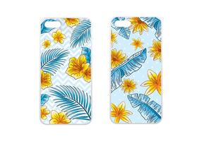 Caso de telefone Tropical Blue Vector