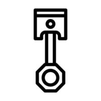 design de ícone de pistão vetor