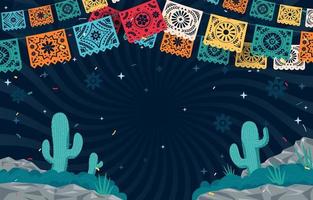 fundo de papel picado vetor