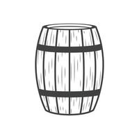ícone de barril. ilustração em vetor conceito para o projeto. ícone de barril de álcool